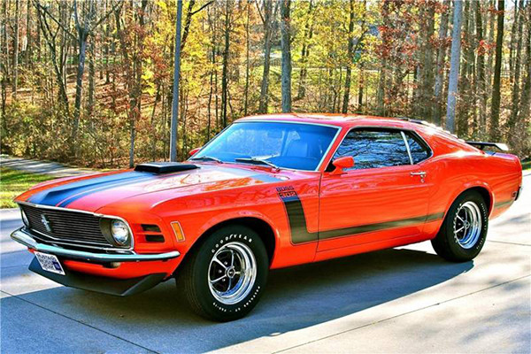 1970年产的福特野马 boss 302